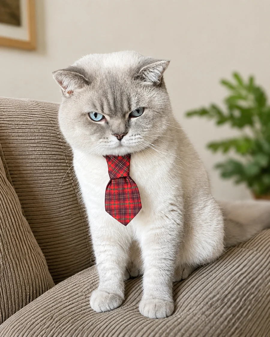 Ev ortamında kedi